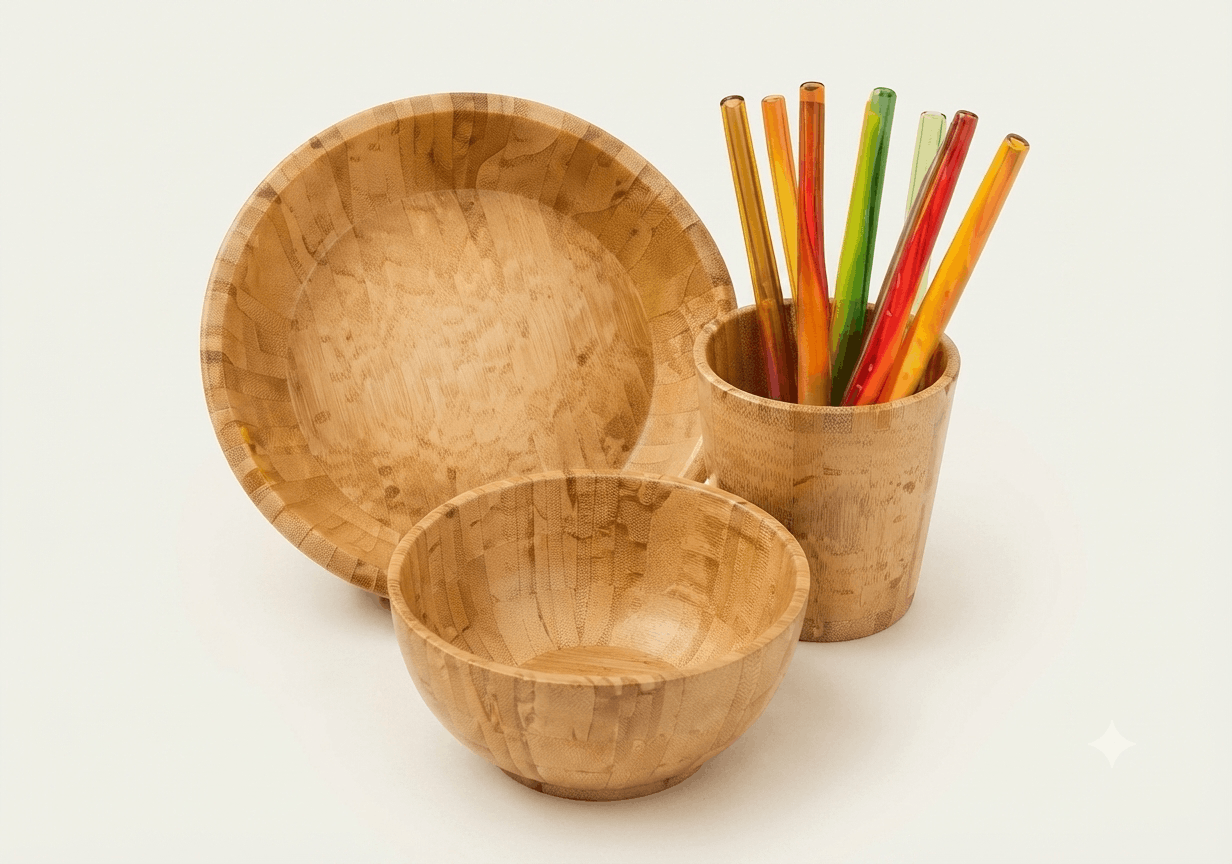 Bamboo cutlery supplier alleppey kerala India